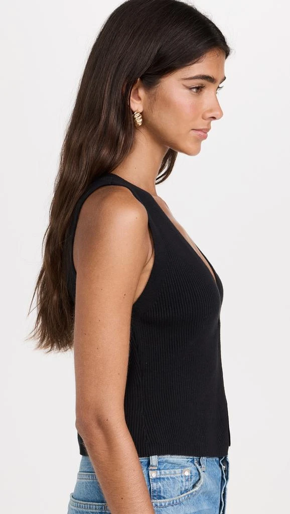 Reformation Myrtle Cotton Sweater Vest 3