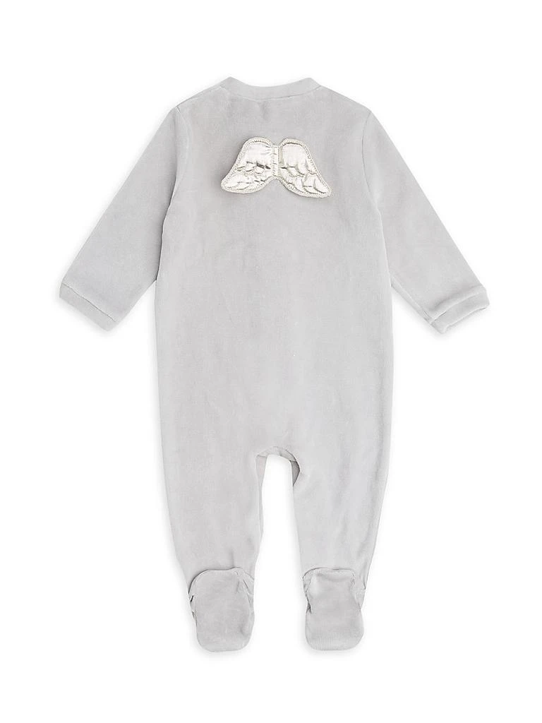 Marie Chantal Baby
s Velour Angel Wing Sleepsuit