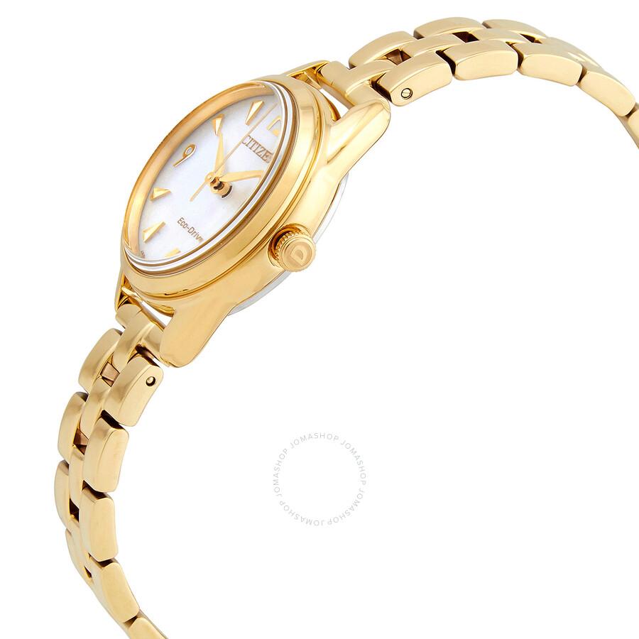 Citizen Open Box - Citizen Silver Dial Eco-drive Ladies Watch EM0682-74A