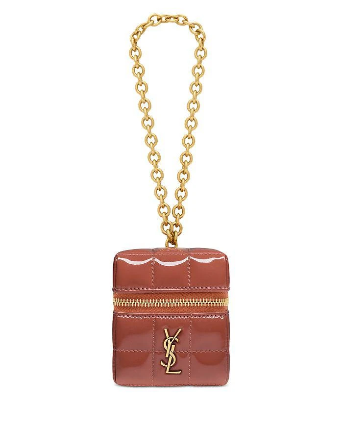 Yves Saint Laurent Cassandre Matelasse Carre Cube On Chain In Lambskin 1