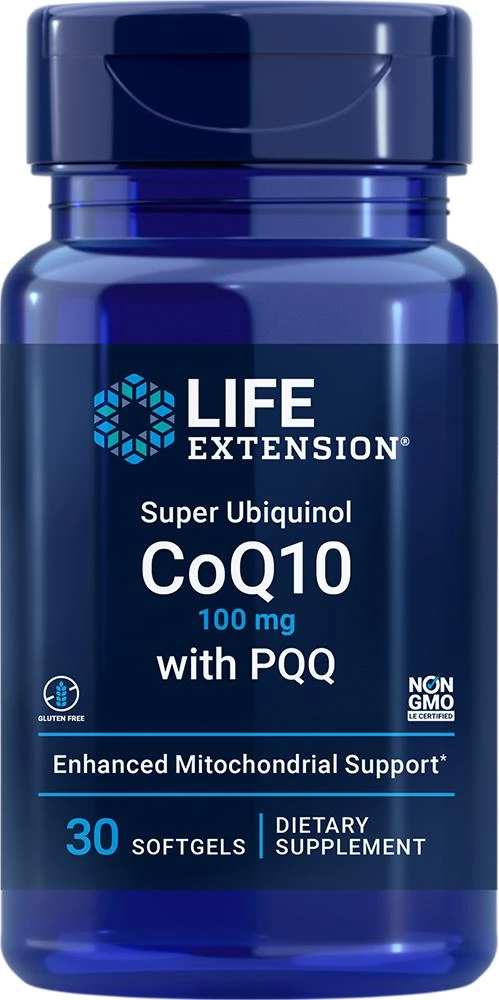 Life Extension Life Extension Super Ubiquinol CoQ10 with PQQ, 30 softgels - 100 mg (100 mg, 30 softgels) 1