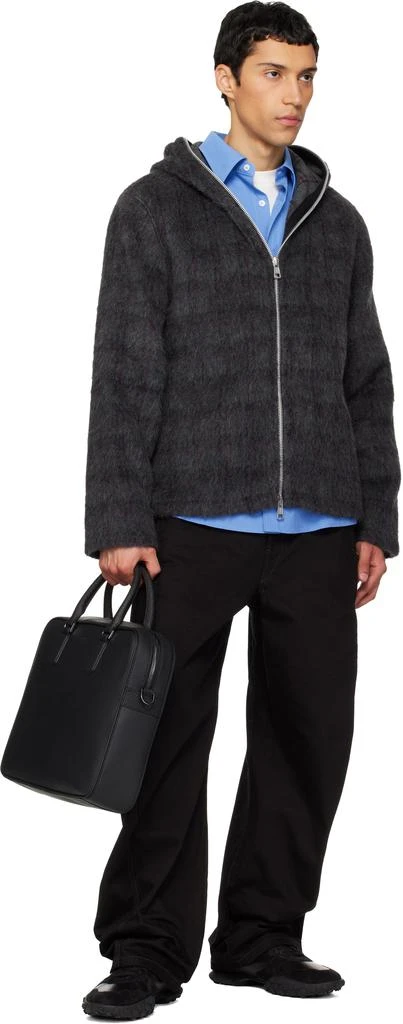 Hugo Boss Black Double B Monogram Trim Briefcase 4