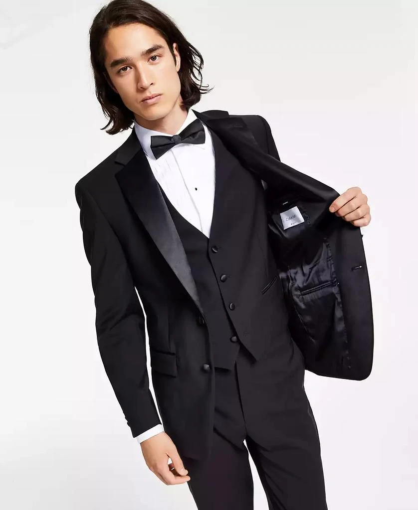 Calvin Klein Men's Slim-Fit Infinite Stretch Black Tuxedo Jacket - CLOSE OUT! 3