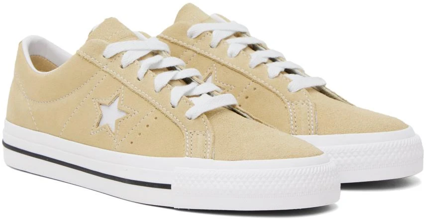 Converse Beige One Star Pro Sneakers 4