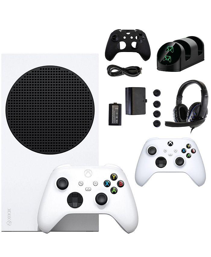 Microsoft Xbox Series S Console with Extra White Controller and Accessories Kit