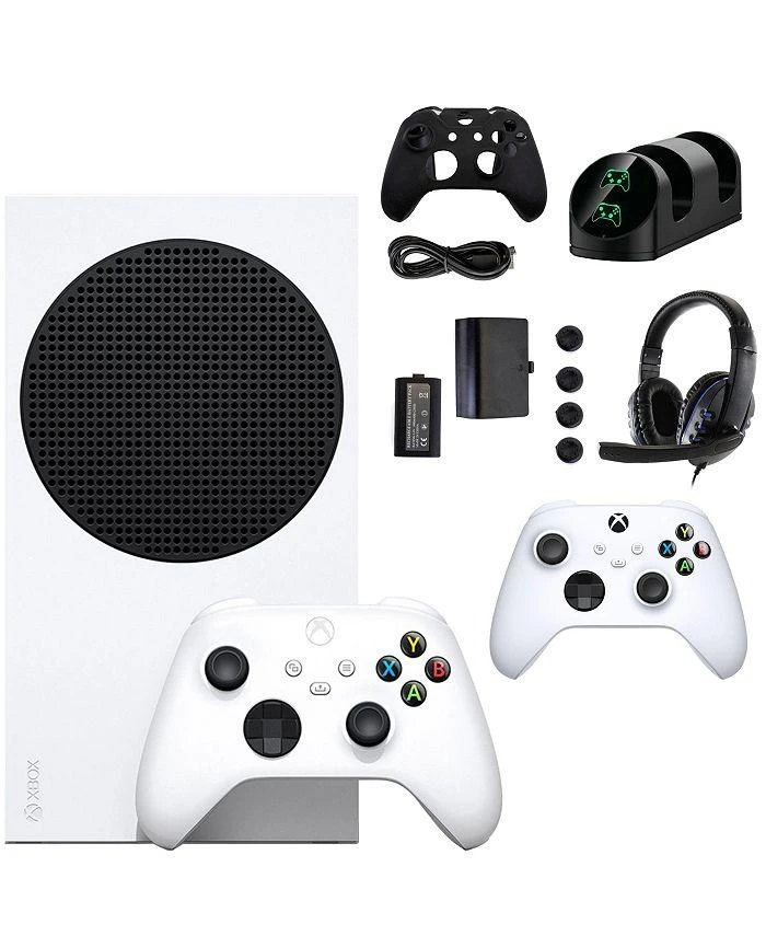 Microsoft Xbox Series S Console with Extra White Controller and Accessories Kit 1