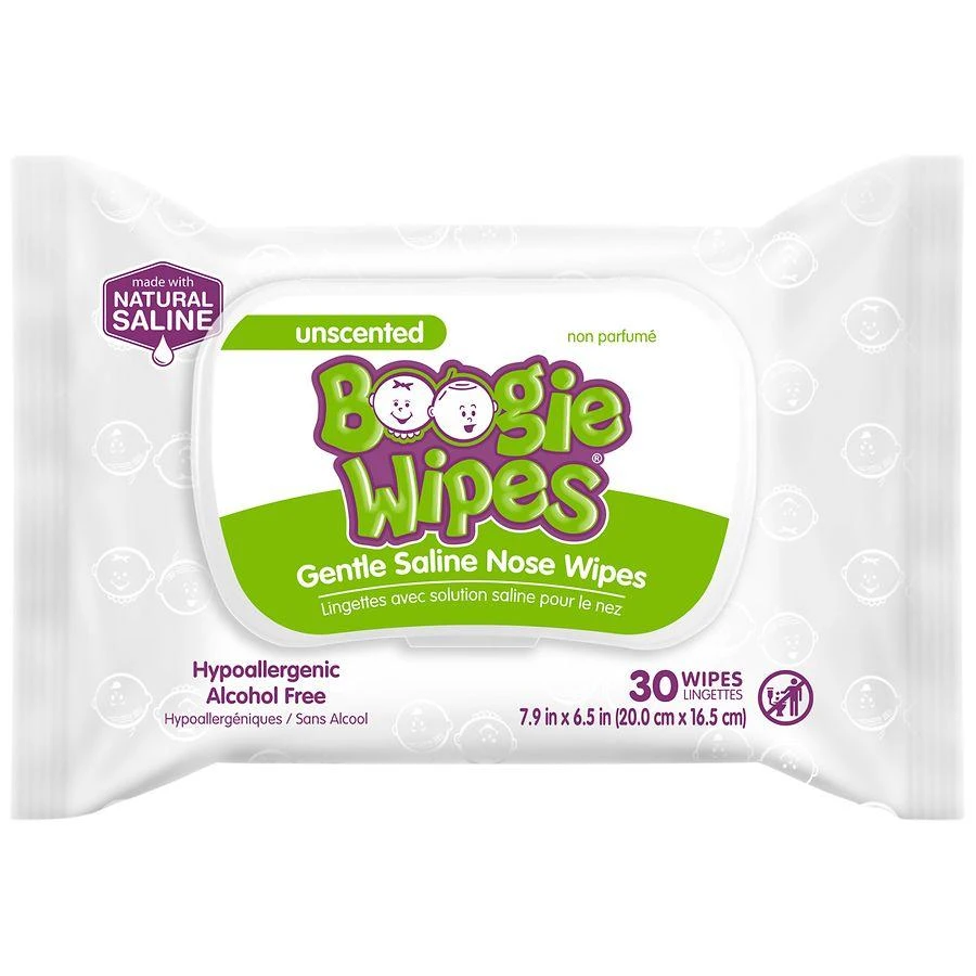 Boogie Wipes Unscented Saline Wipes Simply Unscented 1