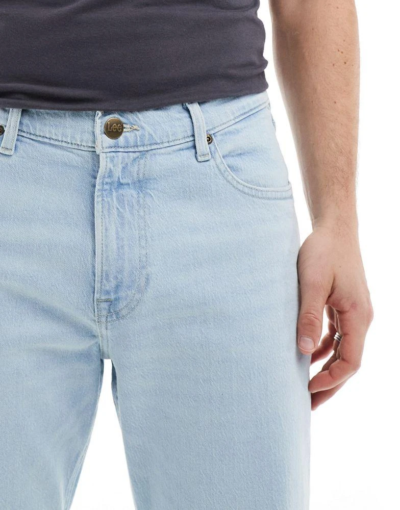 LEE Lee West relaxed tapered fit jeans in seafoam light wash 2