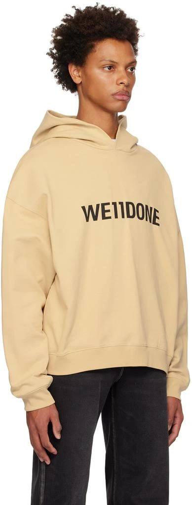 We11done Beige Basic Hoodie 2