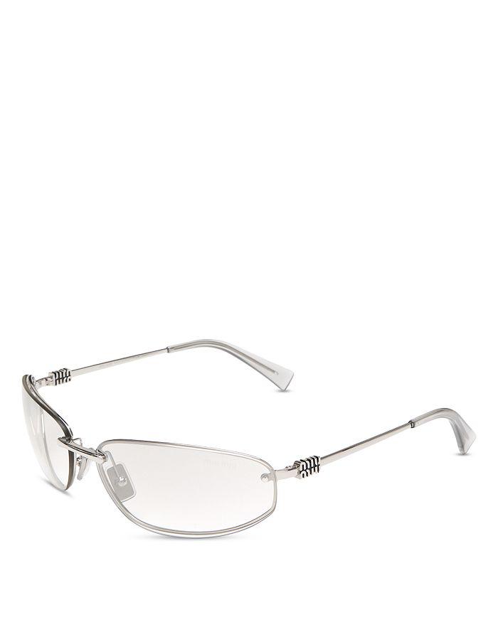 Miu Miu Shield Sunglasses, 69mm