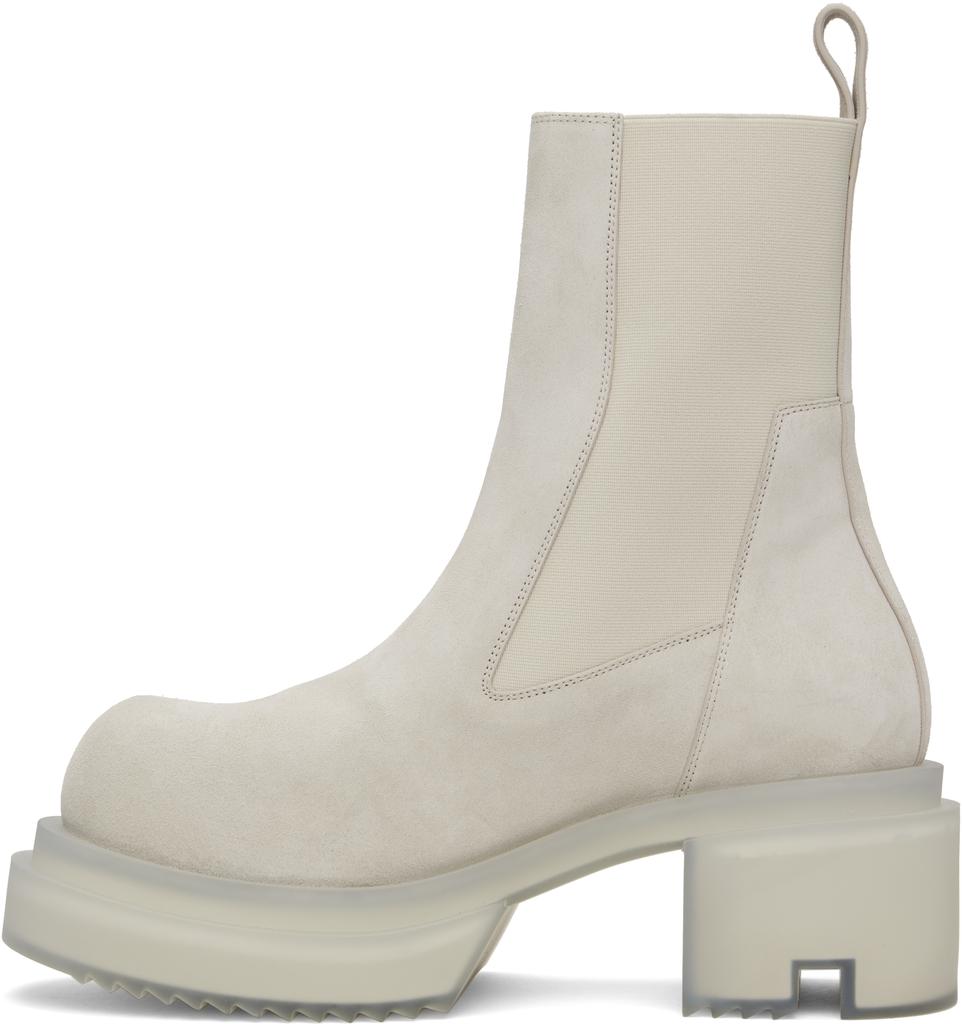 昭王　rick owens Beatle Bogun RICK OWENS Beatle Bogun leather Chelsea boots | NET-A-PORTER