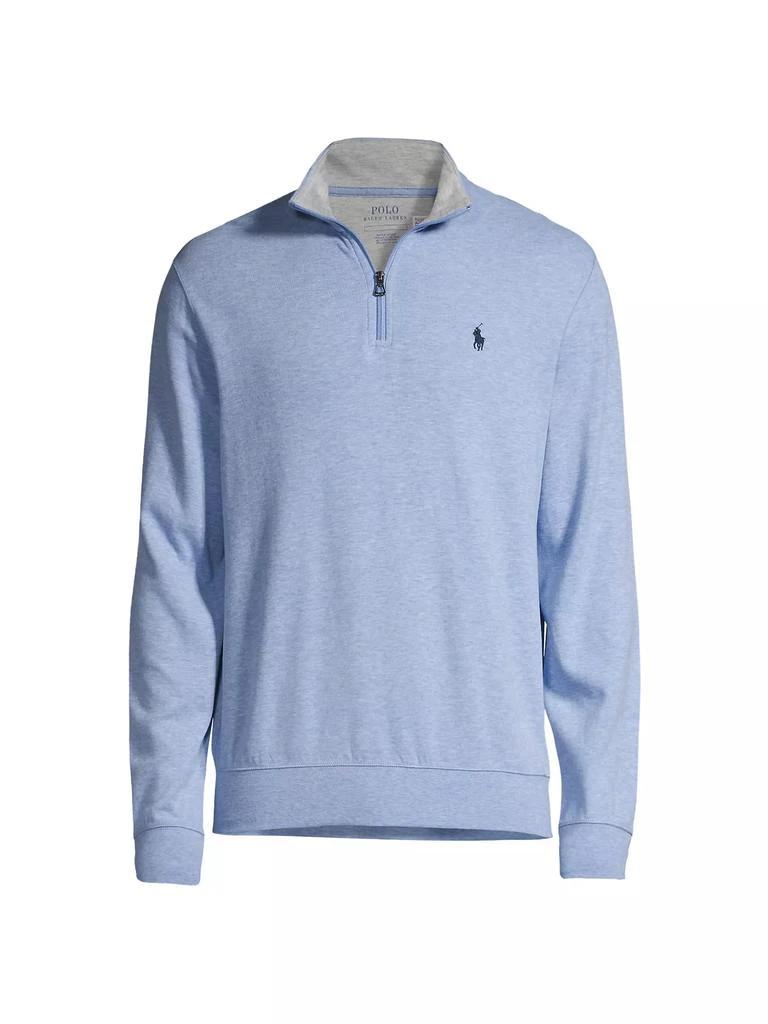 Polo Ralph Lauren Luxury Jersey Quarter-Zip Sweater 1