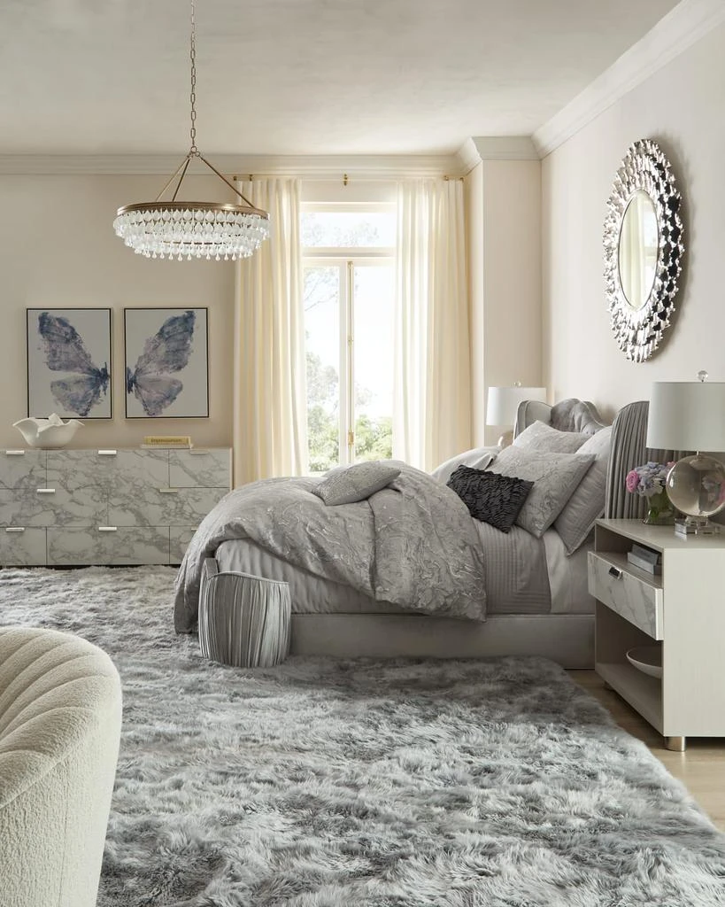 Neiman Marcus Ruffle Wall Mirror 4