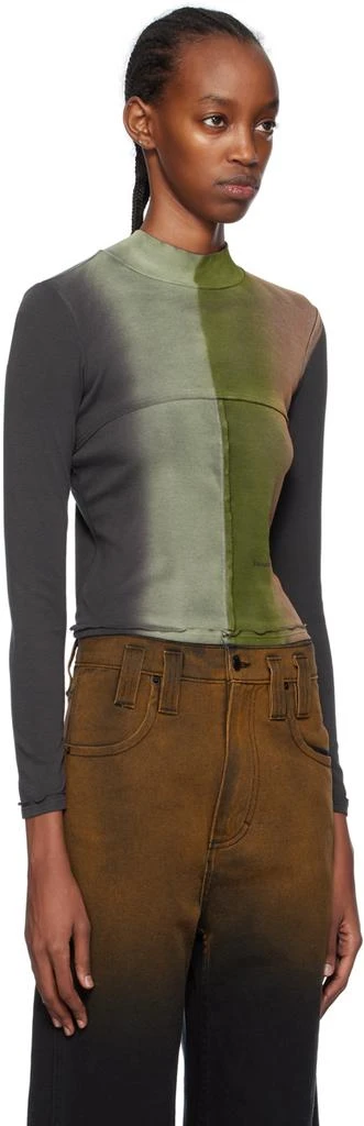Eckhaus Latta Multicolor Lapped Baby Turtleneck 2