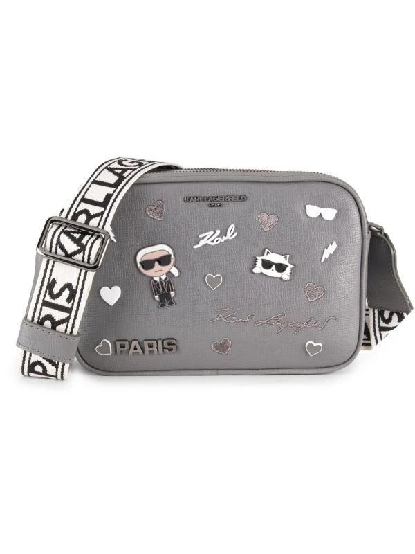 Karl Lagerfeld Paris Maybelle Charm Logo Camera Bag 1