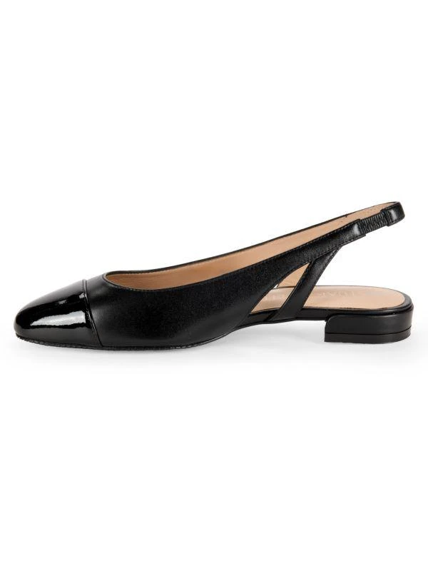 Stuart Weitzman Leather Slingback Flats 4