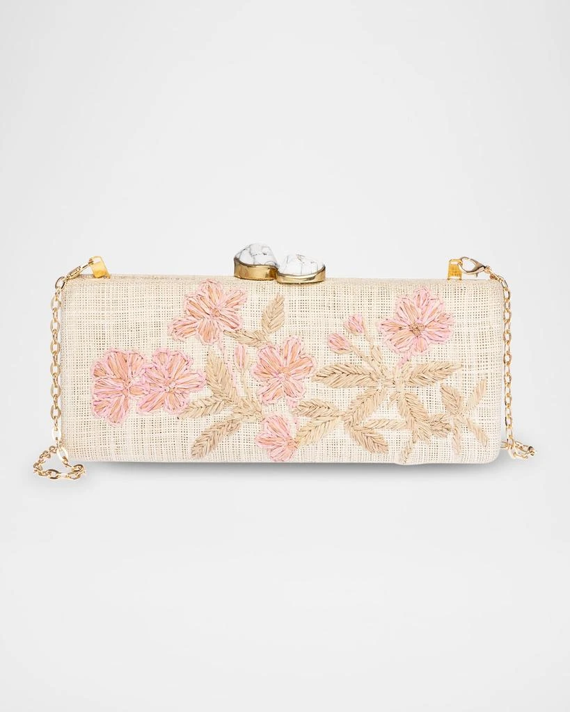 Rafe Alessandra Flower Long Clutch Bag 1