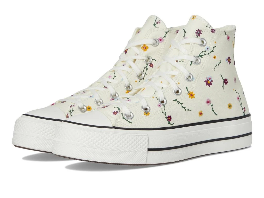 Converse Chuck Taylor All Star Lift Platform Embroidered Blooms