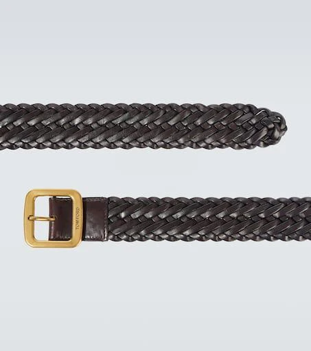 Tom Ford Woven leather belt 4
