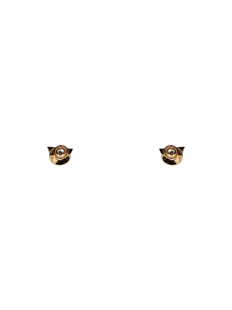 Salvatore Ferragamo FERRAGAMO | Gold Gancini earrings with rhinestones - size 10<BR/> | Women | PZ