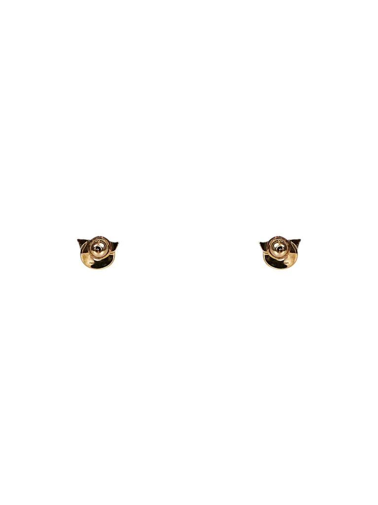 Salvatore Ferragamo FERRAGAMO | Gold Gancini earrings with rhinestones - size 10<BR/> | Women | PZ 2