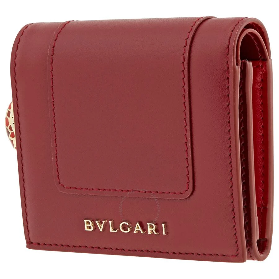 BVLGARI Ladies Compact Bifold Leather Wallet 2