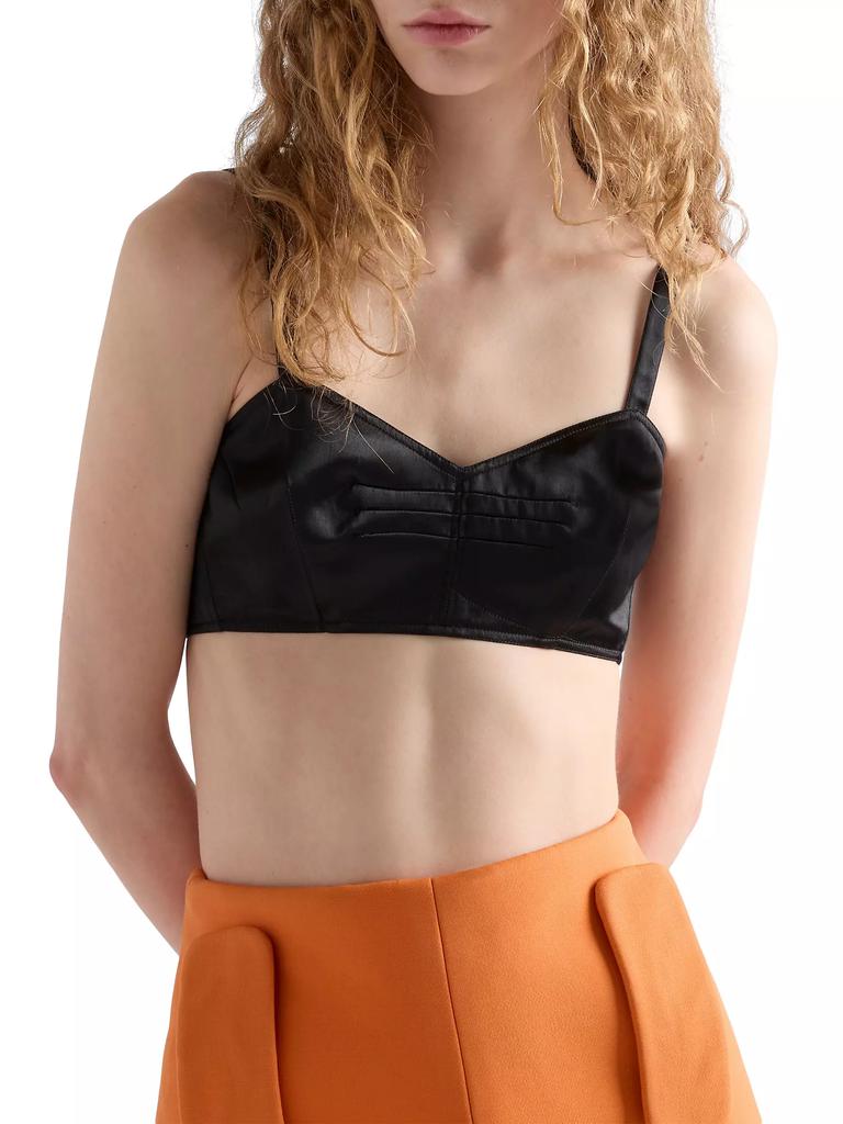 Prada Satin Bra Top