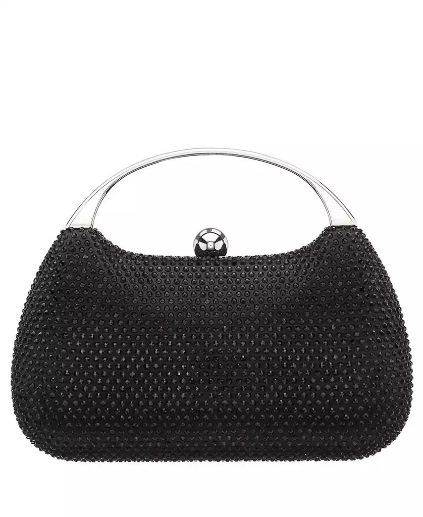 Nina Crystal Minaudiere with Metal Handle 2