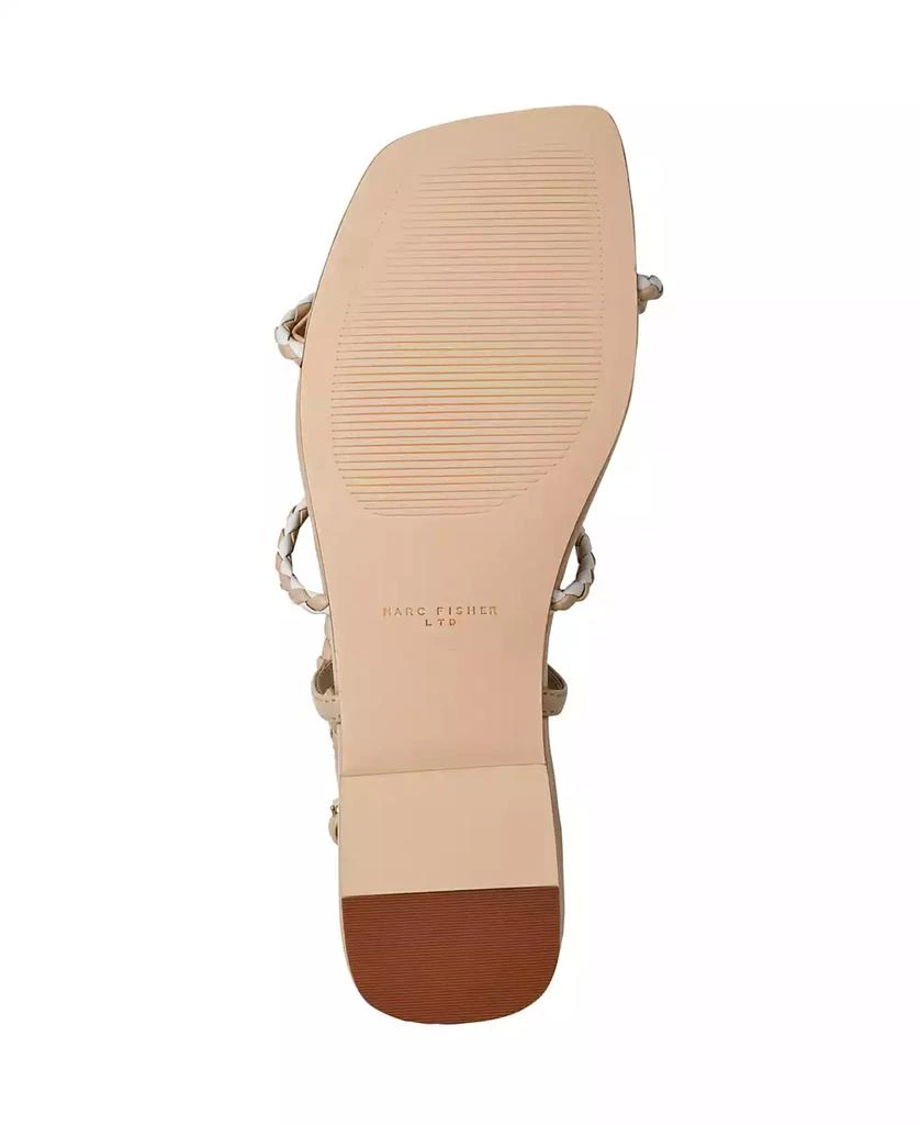 Marc Fisher Women's Maze Braided Caged Flat Sandals 5