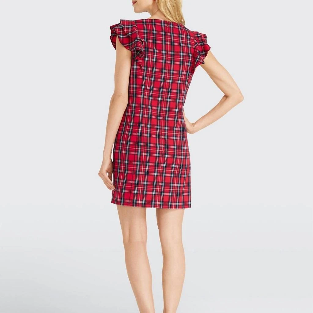 Draper James Draper James - Plaid Ruffle Shoulder Dress 2