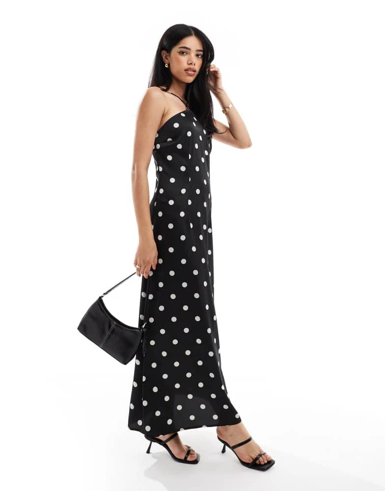 slim fit dress slacks DYLAN HALTER MINI DRESS