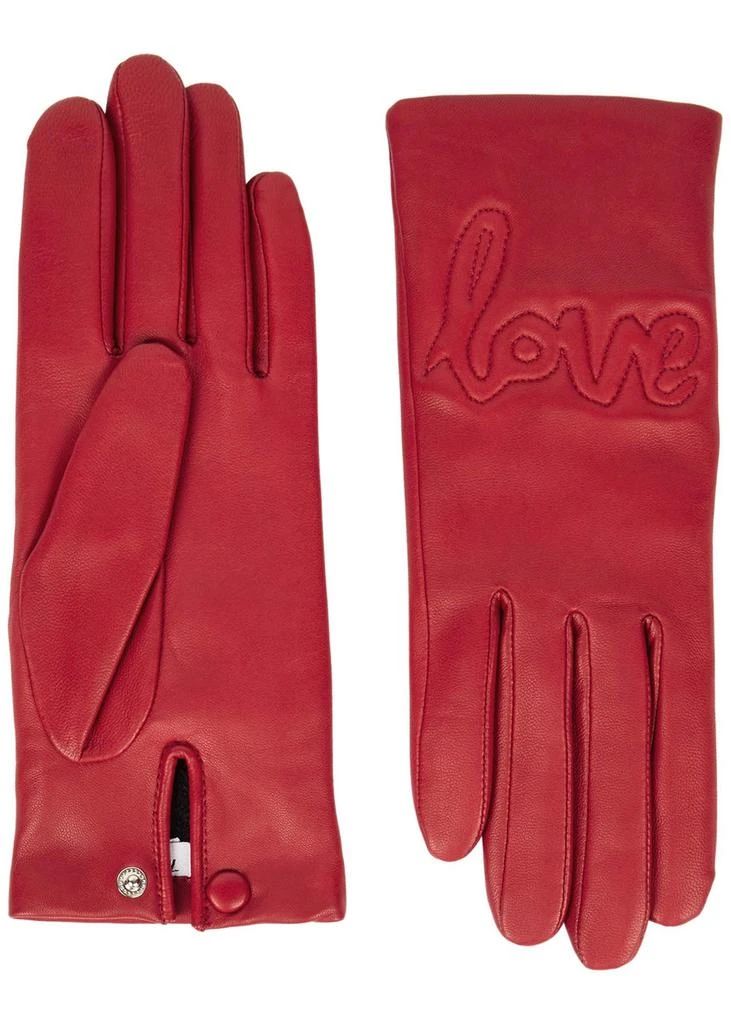 Agnelle Moor Love leather gloves 1
