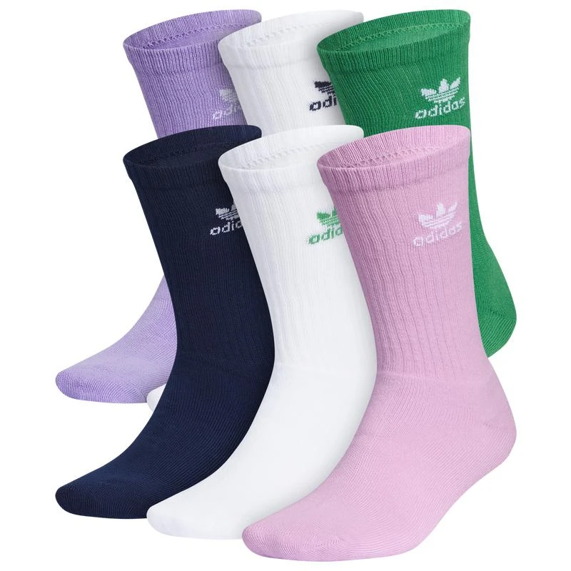 Adidas adidas Originals Trefoil 6 Pack Crew Socks - Men's