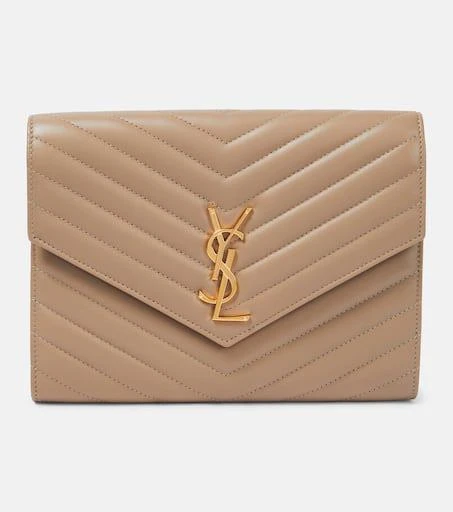 Yves Saint Laurent Cassandre matelassé leather pouch 1