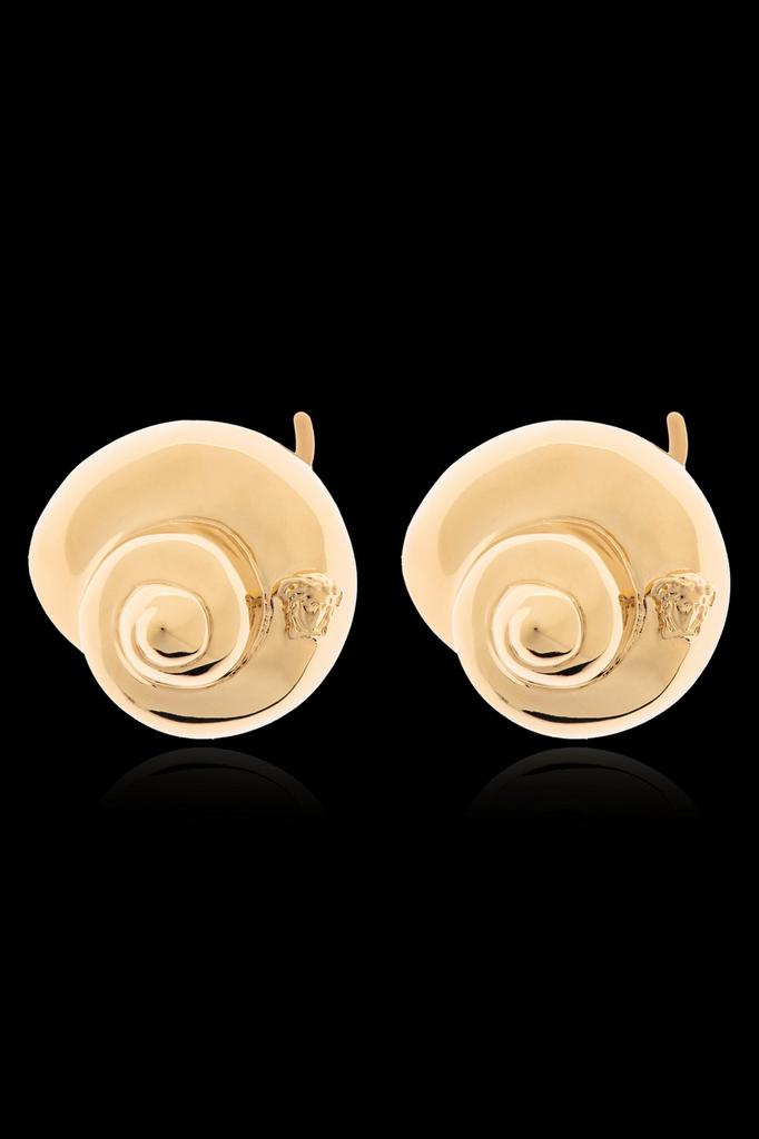 Versace Heart Star Drop-Hoop Earring - Fashion Accessories