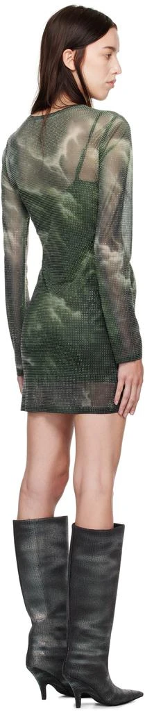 alexander wang fit and flare dress green Chantell Sage Mini Dress - US 0