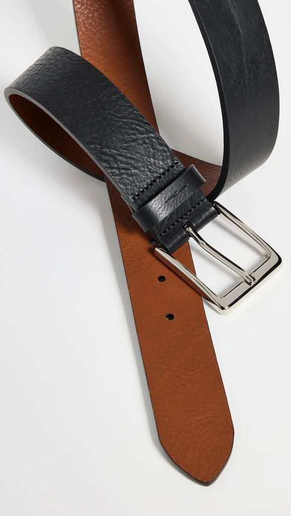 Shinola Lightning Bolt Keeper Leather Belt 3