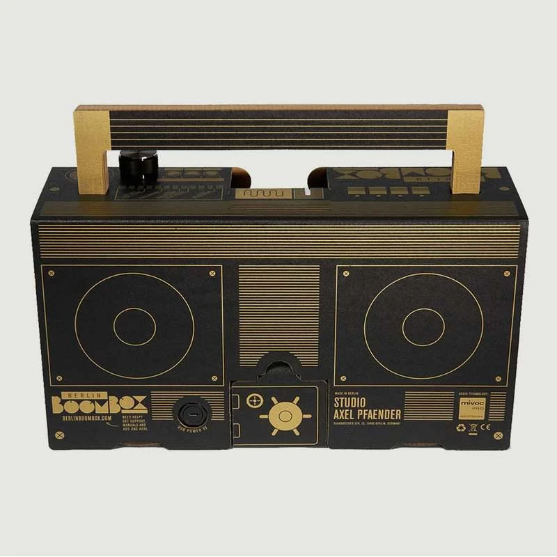 La Boutique Cadeaux Berlin Boombox Bluetooth Black LA BOUTIQUE CADEAUX 2
