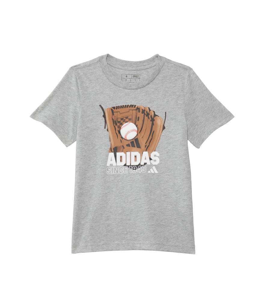 Adidas SS Bseball Glove Htr Tee(Toddler/Little Kid)