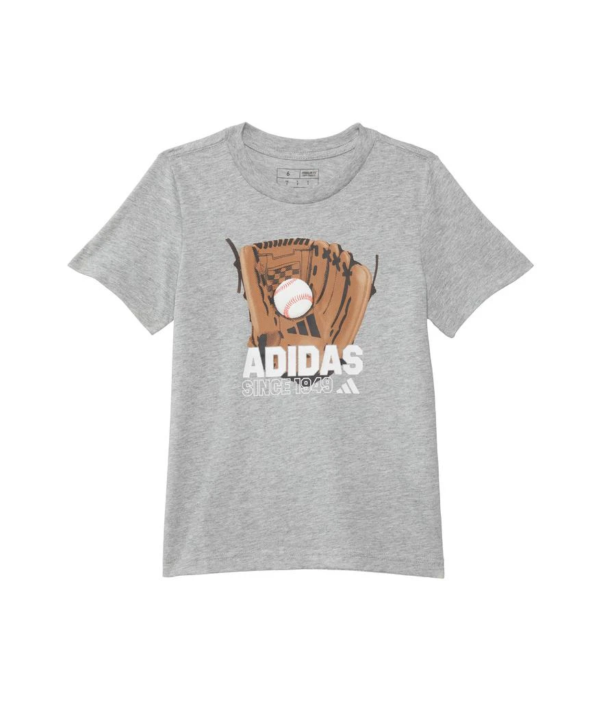 adidas Kids SS Bseball Glove Htr Tee(Toddler/Little Kid) 1