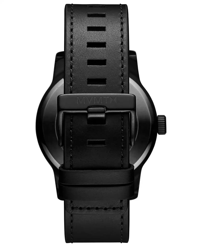 MVMT Men's Classic II Black Leather Strap Watch 44mm 6