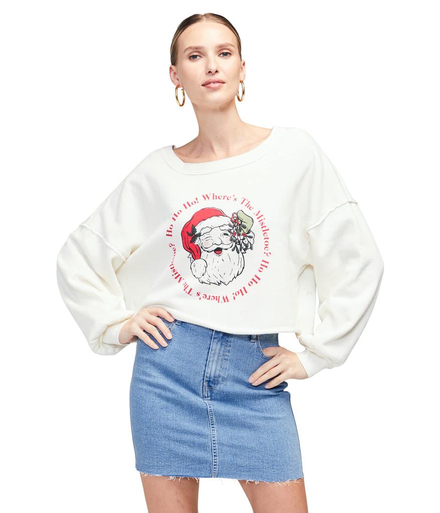 Wildfox Ho Ho Ho Mistletoe Sweater