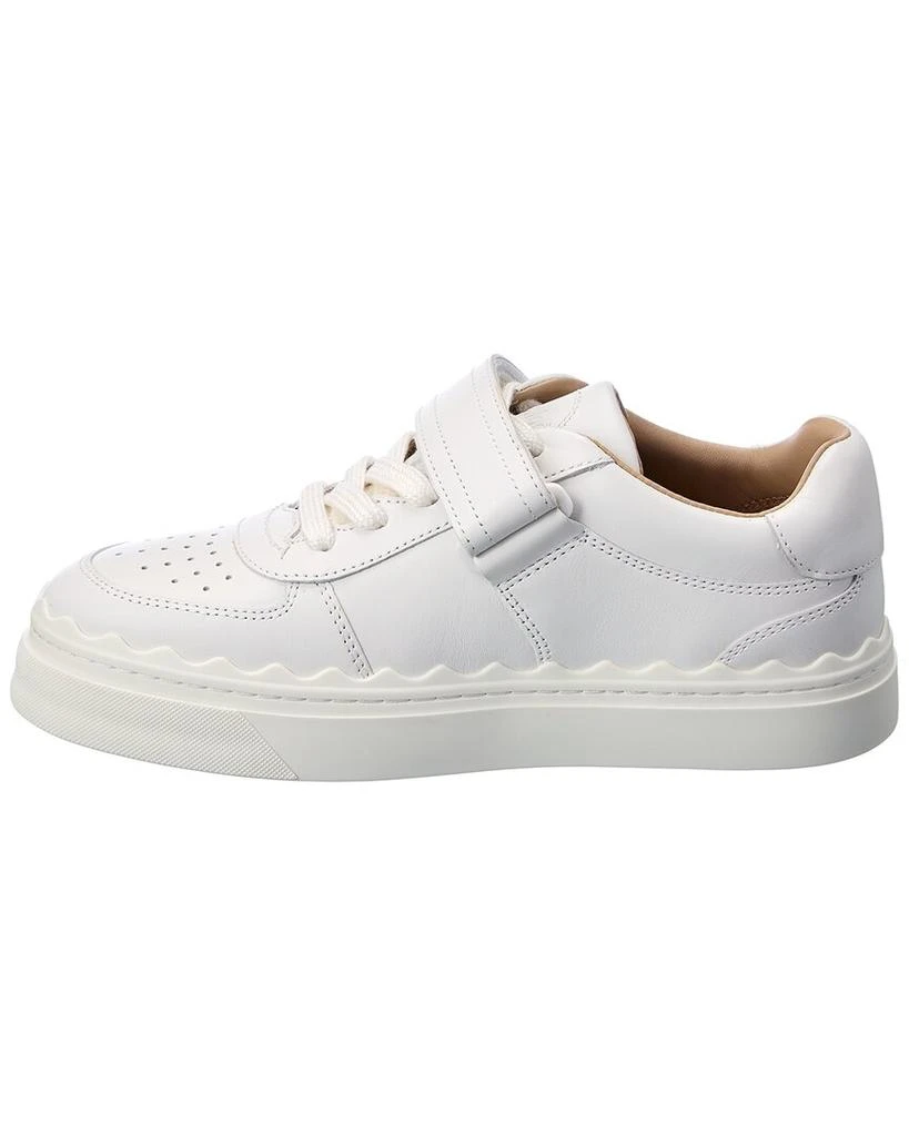 Chloé Lauren Scalloped Leather Sneaker 2