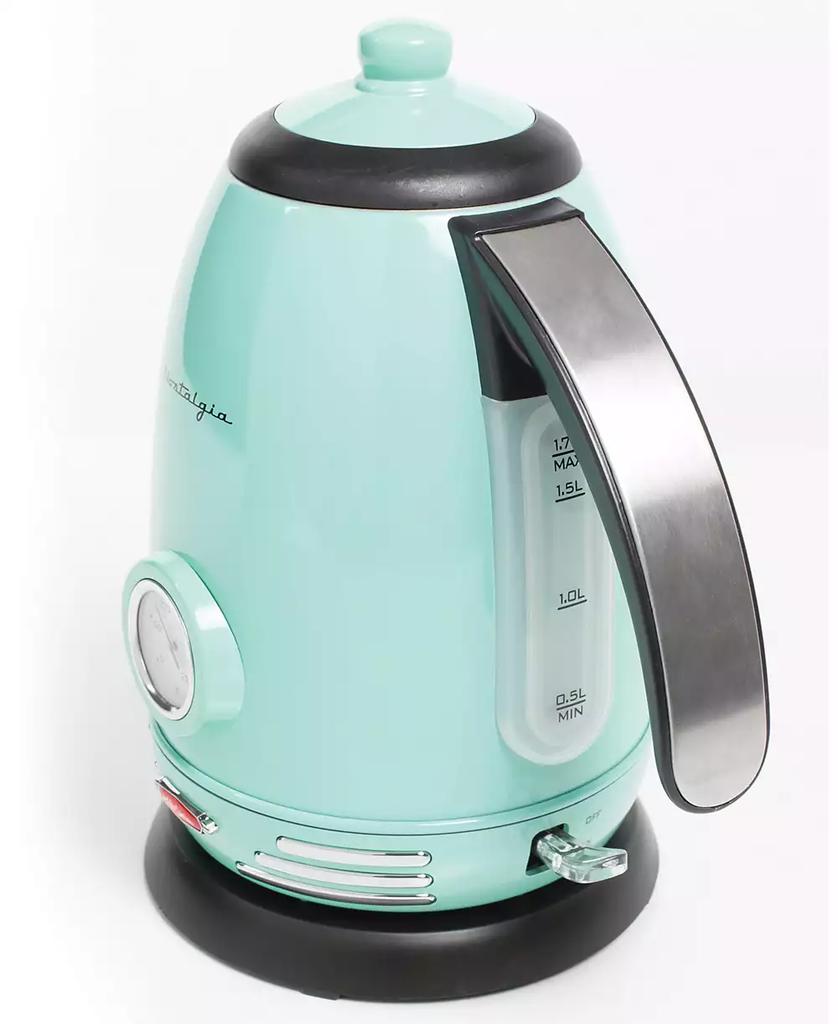 Nostalgia Retro Electric Water Kettle with Strix Thermostat