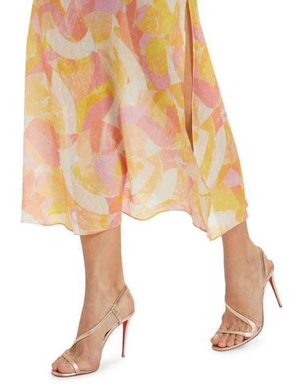 Generation Love Marcella Abstract Voilé Midi-Dress 4