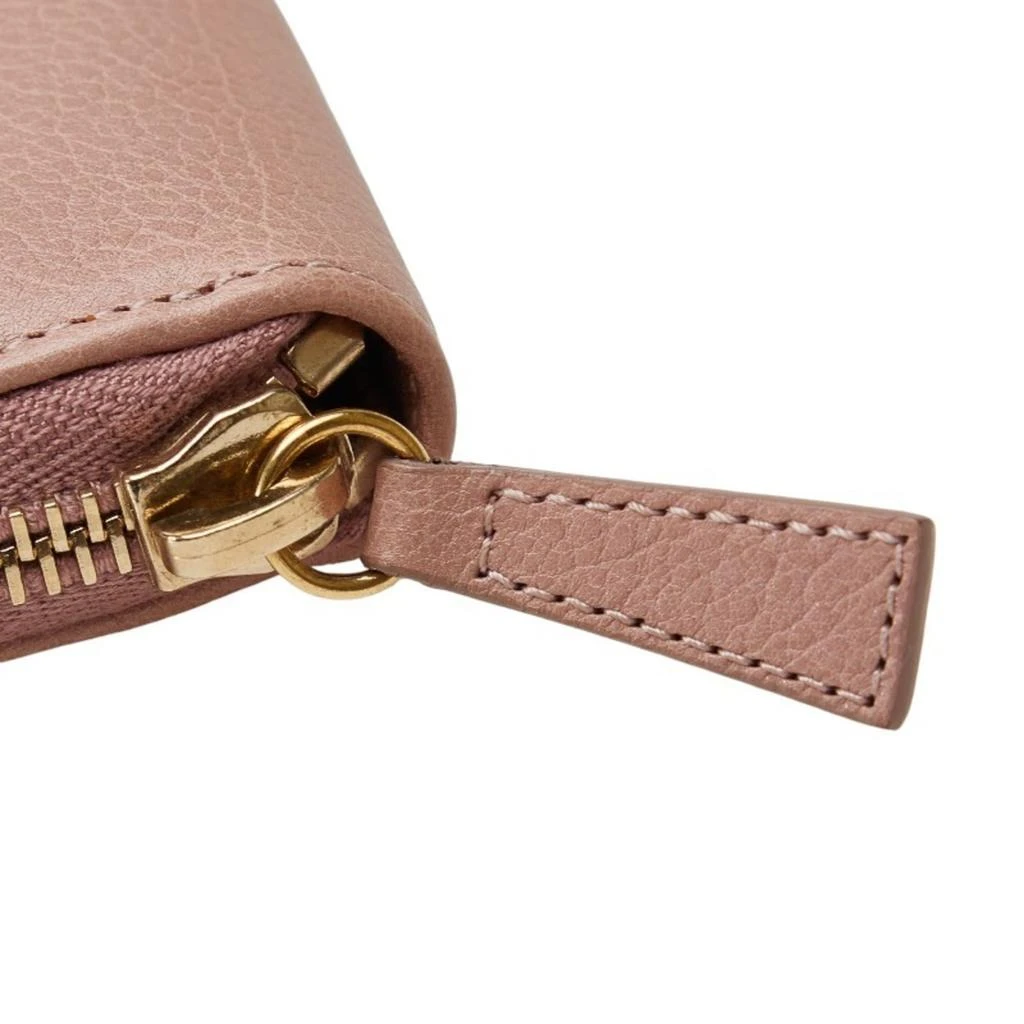 Yves Saint Laurent Leather Long Wallet (Bi-Fold) (Pre-Owned) 5