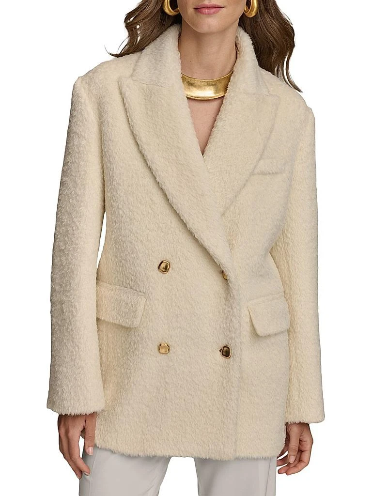 Donna Karan Faux-Fur Blazer 1