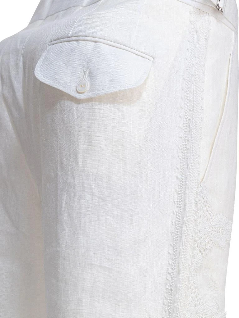 BODE Bode Embroidered Straight Leg Pants 4