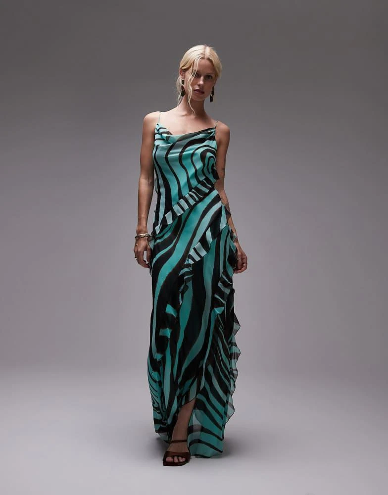 mango blue maxi dress MANGO. Flowy blue halterneck long dress S.xs  Hibuy market
