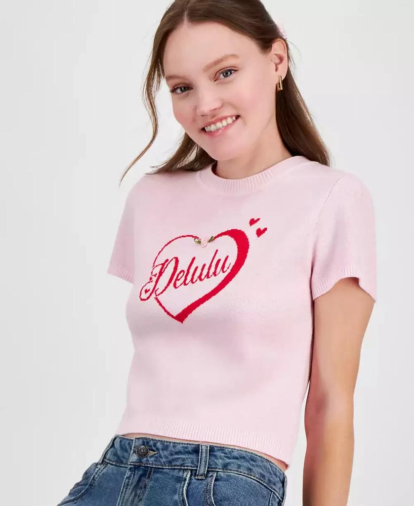 Madden Girl Juniors' Delulu Short-Sleeve Sweater 3